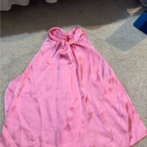 Zara Pink Halter Neck Blouse